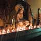Candles lit after a particularly deep conversation during Junto.